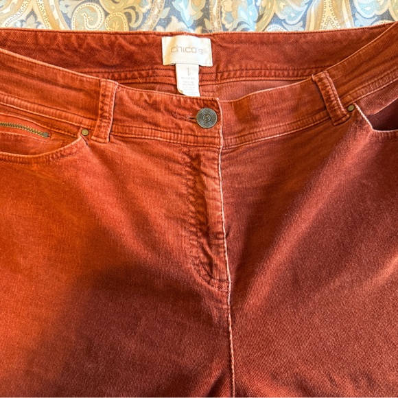 Chico's‎ Terracotta Straight Leg Pants - Picture 2 of 6